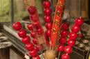 toffe fruits on sticks,Tanghulu